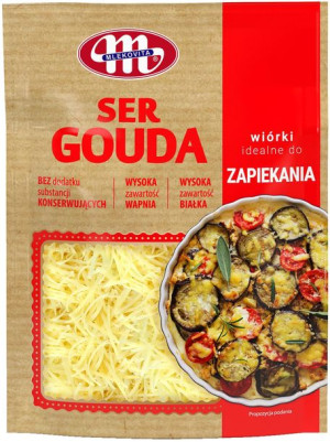 Gouda wiórki ser żółty tarty 150 g Mlekovita
