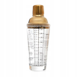 Shaker MOI ze złotym wieczkiem 0,4 l 400ML HOMLA