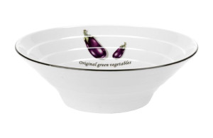 Salaterka AUBERGINE porcelanowa 17,5 cm