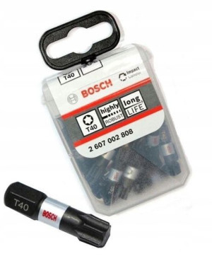 Bit T40 25mm Imp 25szt 2607002808 Bosch