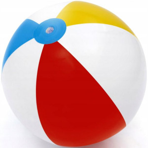 Duża dmuchana PIŁKA PLAŻOWA kolorowa 51cm BESTWAY