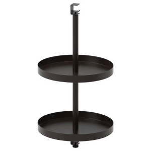 IKEA ENHET Półka obrotowa antracyt 40x21 cm