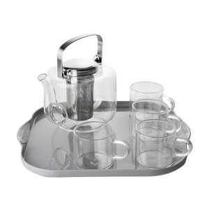 dzbanek do herbaty 670ml + filiżanki 90ml retro