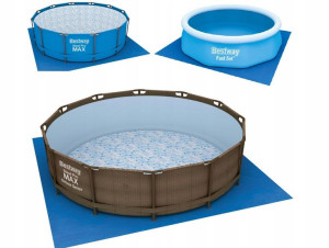 MATA POD BASEN ogrodowy Podłoga 396x396cm Bestway