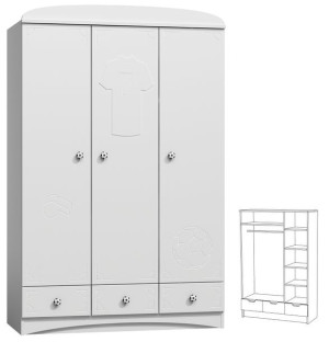 TEAM N10 szafa dla dziecka 120x53 w.192