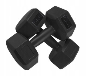 HANTLE hantelki CIĘŻARKI ZESTAW HANTLI 2x5kg 10kg