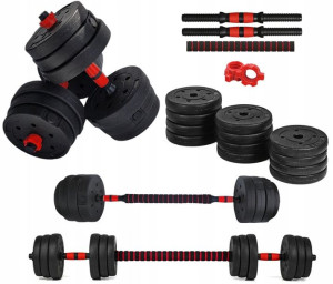 Hantle Z Łącznikiem 2x10kg Zestaw 20kg 2 Hantli