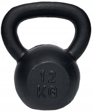 KETTLEBELL 12KG Kula odważnik hantel ketla hantle