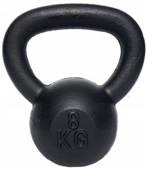 KETTLEBELL 8KG Kula odważnik hantel ketla hantle