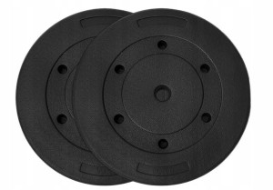 OBCIĄŻENIE 20KG zestaw 2x10kg TALERZE bitumiczne