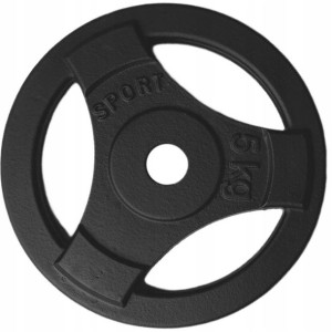 Obciążenie żeliwne 5 KG talerz 28mm kierownica