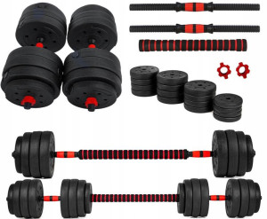 Hantle regulowane 2x20kg sztanga+gryfy zestaw 40kg