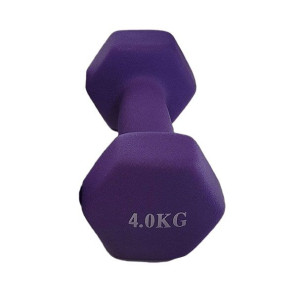 Hantelki do ćwiczeń 1x4kg Ciężarki Hantle 4kg