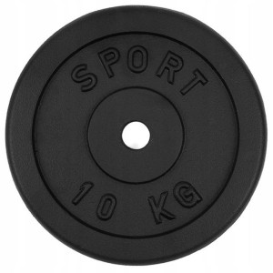 Talerz żeliwny 10kg obciążenie żeliwne krążek 26mm