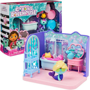 Koci Domek Gabi Gabby's Dollhouse Syrenkotka MerCat łazienka spa