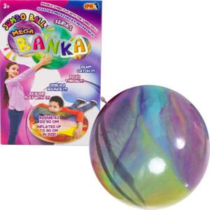 Mega Bańka kolorowa Bańkopiłka XXL 90cm Duża Piłka