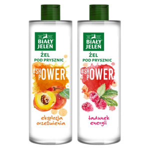 Biały Jeleń żel Shower Power 2x400ml