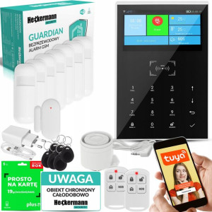 Alarm Bezprzewodowy Lcd Gsm App Tuya Syreny Polski