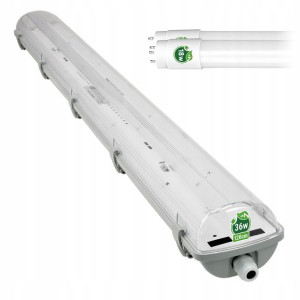 Oprawa Hermetyczna LED 120cm +świetlówki ODBŁYŚNIK