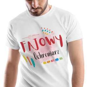T-Shirt Męski Dla Ochroniarza Koszulka na Prezent