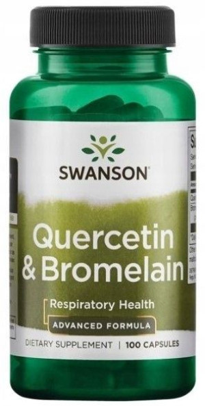 Swanson Kwercetyna i Bromelina 100kaps. Enzym