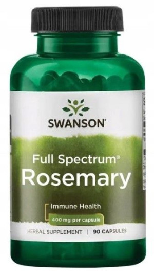 Swanson Rozmaryn 400mg 90k. Odporność Krążenie