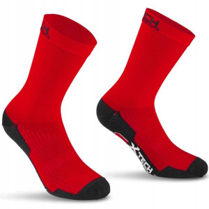 Skarpety sportowe rower Professional Carbon 39-42 (czerwone)