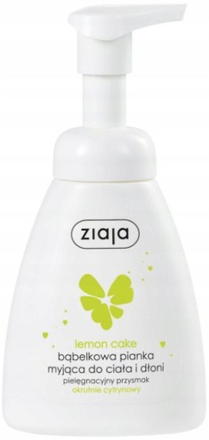 ZIAJA LEMON CAKE Pianka myjąca, 250 ml