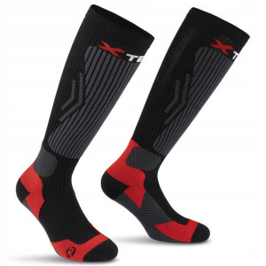 Skarpety sportowe bieganie rower Compression 35-38 (czarne)