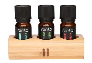 Olejki Zapachowe Do Sauny Rento 3x10ml Podstawka