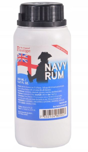 Zaprawka do alkoholu PRESTIGE NAVY RUM 280ml
