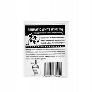 Drożdże do wina SpiritFerm AROMATIC WHITE WINE10g
