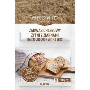 ZAKWAS ŻYTNI chlebowy z drożdżami ZIARRNAMI 409441