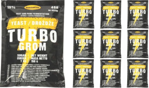 BROWIN TURBO GROM 48h 19% x10 drożdże gorzelnicze