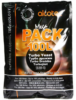 Drożdże gorzelnicze ALCOTEC Mega Pack na 100L