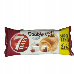 7DAYS ROGALIK wiśniowy DOUBLE MAX 7 DAYS 110g