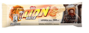 Baton Lion White Nestle Wafelek Nadziewany 42g