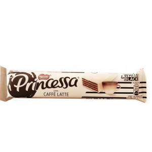 Wafelek Princessa Caffe Latte White Black 40g