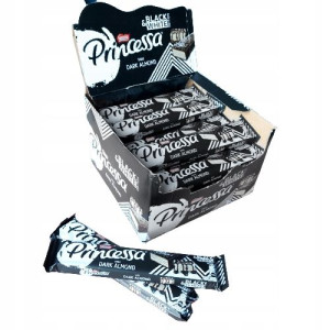 Princessa Dark Almond Black&white 40g X 30 Szt