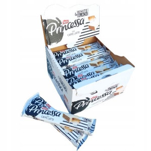 Wafelek Princessa Caffe Latte White Black 40g X 30