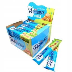 Wafelek Princessa Longa Orechowa 45g X 28szt