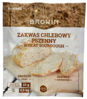 ZAKWAS chlebowy z drożdżami PSZENNY domowy chleb