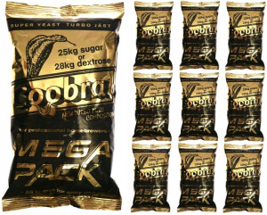 drożdże gorzelnicze cobra Coobra Megapack 10szt