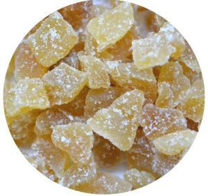 IMBIR KANDYZOWANY 1kg kostka przekąska musli