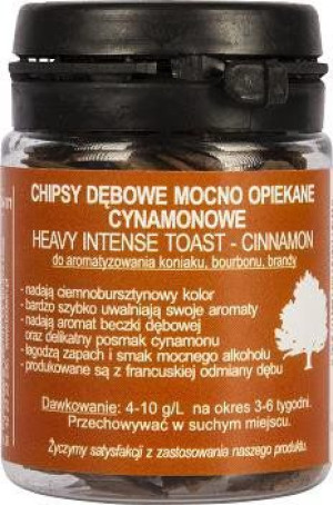 chipsy dębowe CYNAMONOWE BROWIN 20g mono opiekane