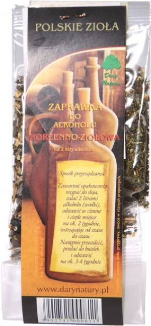 zaprawka do alkoholu KORZENNO-ZIOŁOWA deptana Łódź