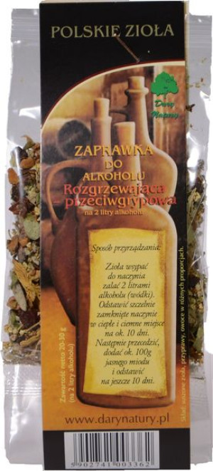 zaprawka do alkoholu ROZGRZEWAJĄCA PRZECIWGRYPOWA