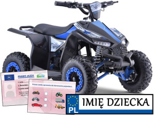 pojazd na akumulator DLA DZIECI QUAD HIGHPER niebieski