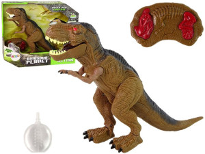 Dinozaur Tyranozaur Rex Zdalnie Sterowany R/C Z Parą Dźwięk