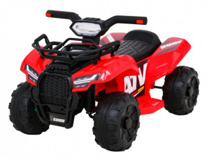 pierwszy QUAD na akumulator DLA DZIECI STORM 68 cm czerwony
